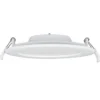 Heitronic 501378 LED Einbauleuchte Le Mans rund weiss 240x32 mm
