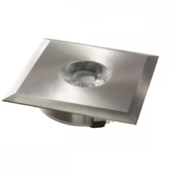 Heitronic 23376 LED Einbaustrahler Austin quadratisch starr Aluminium
