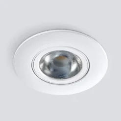 Heitronic 500947 LED Einbaustrahler DL8002 kreisförmig schwenkbar 38° weiss
