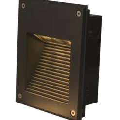 Heitronic 35288 LED Wandeinbauleuchte Dora 195x165mm anthrazit 3000K