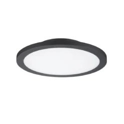 Heitronic 501241 LED Wand- und Deckenleuchte Tella anthrazit rund 3000K