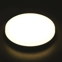Heitronic 500575 LED Wand- und Deckenleuchte Pronto rund 280mm weiß 3000K