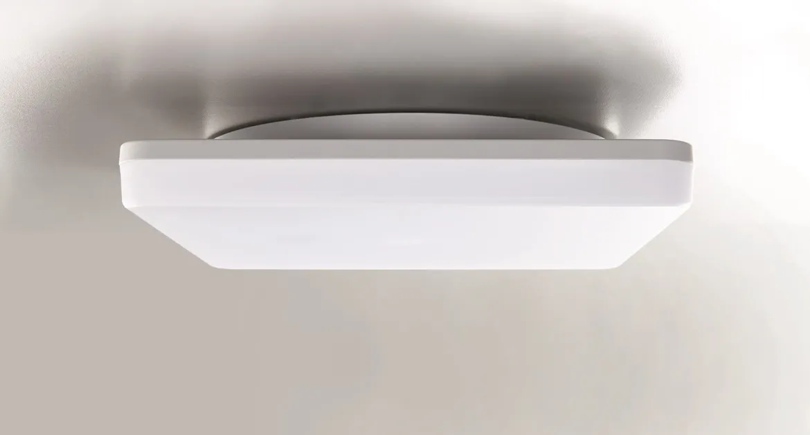 Heitronic 500573 LED Wand- und Deckenleuchte Pronto quadratisch 3000K