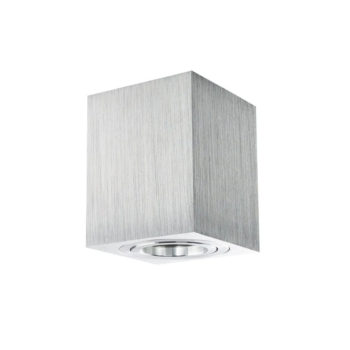 Heitronic Nr. 500736-HE Aufbauleuchte ADL8001 Eckig schwenkbar aluminium GU10