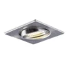 Heitronic Nr. 23554-HE Einbaustrahler DL6802 Eckig edelstahl