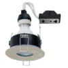 Heitronic Nr. 23877-HE Einbaustrahler DL7001 Rund eisen gebürstet IP65 GU10
