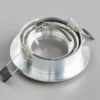 Heitronic Nr. 500591-HE Einbaustrahler DL7801 Rund Alu gebürstet 78mm GU10