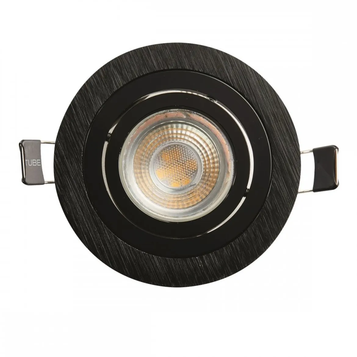 Heitronic Nr. 500595-HE Einbaustrahler DL7801 Rund schwarz GU10 78mm