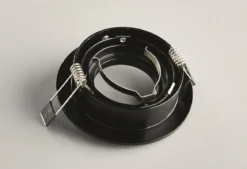 Heitronic Nr. 500595-HE Einbaustrahler DL7801 Rund schwarz GU10 78mm