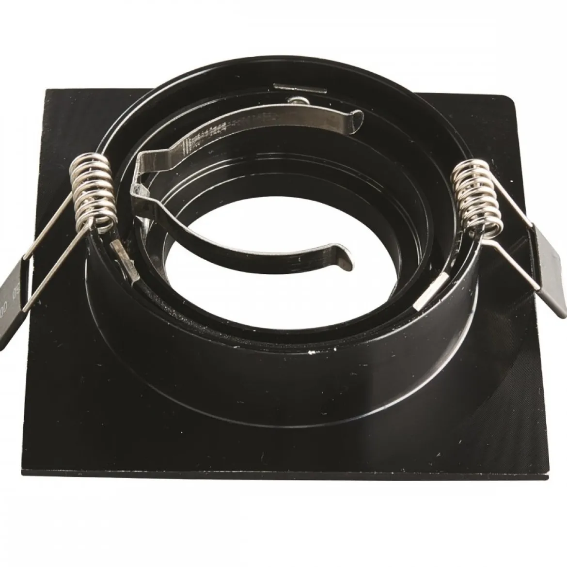 Heitronic Nr. 500596-HE Einbaustrahler DL7801 Eckig schwarz GU10 78mm
