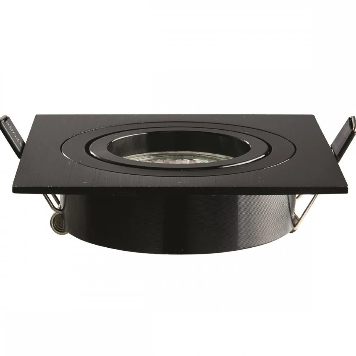 Heitronic Nr. 500596-HE Einbaustrahler DL7801 Eckig schwarz GU10 78mm