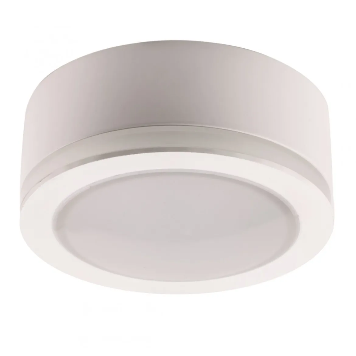 Heitronic Nr. 27777-HE LED Aufbaustrahler mit Lichtkranz Aurora weiß 3000K