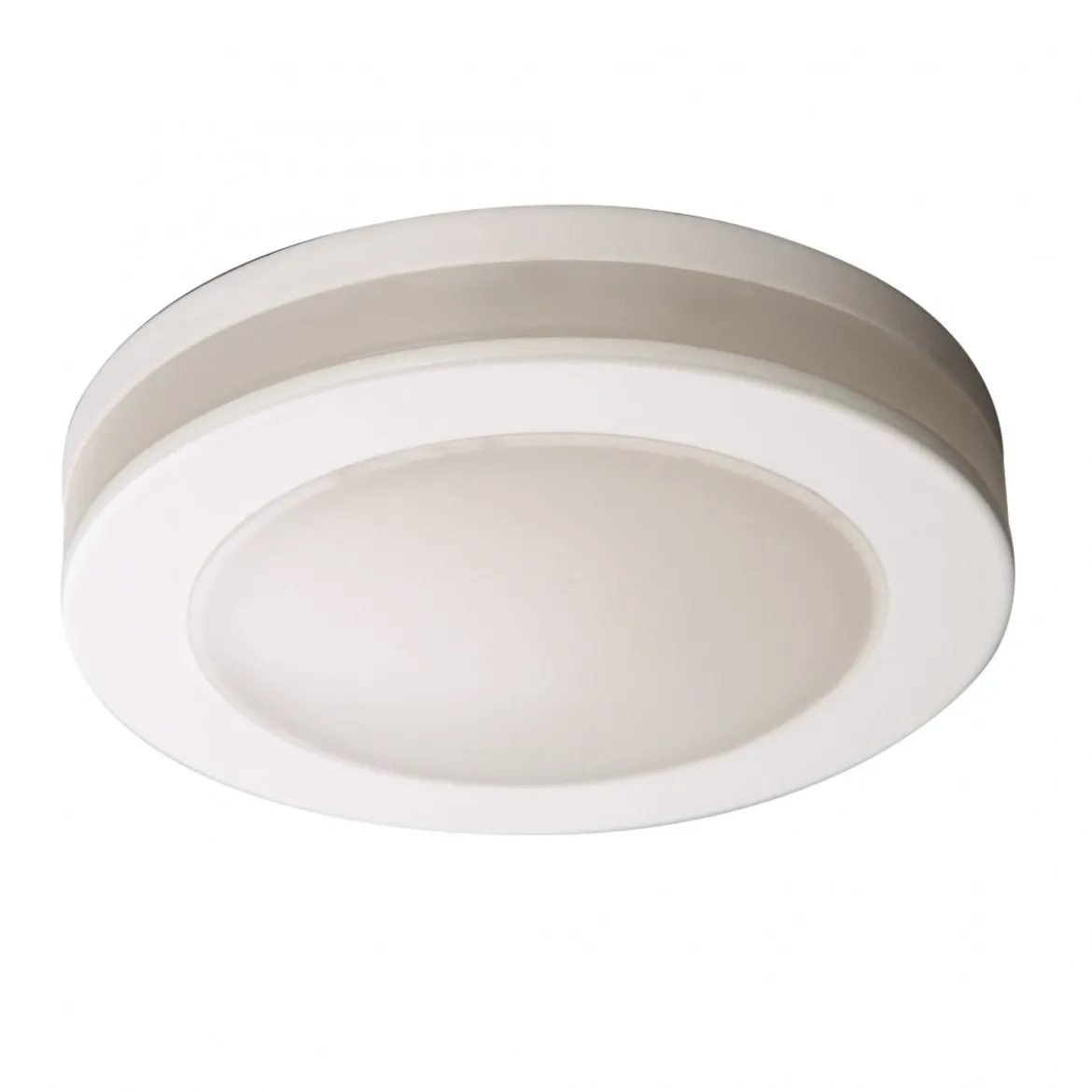 Heitronic Nr. 27776-HE LED Einbaustrahler mit Lichtkranz Aurora 60 weiß 3000K