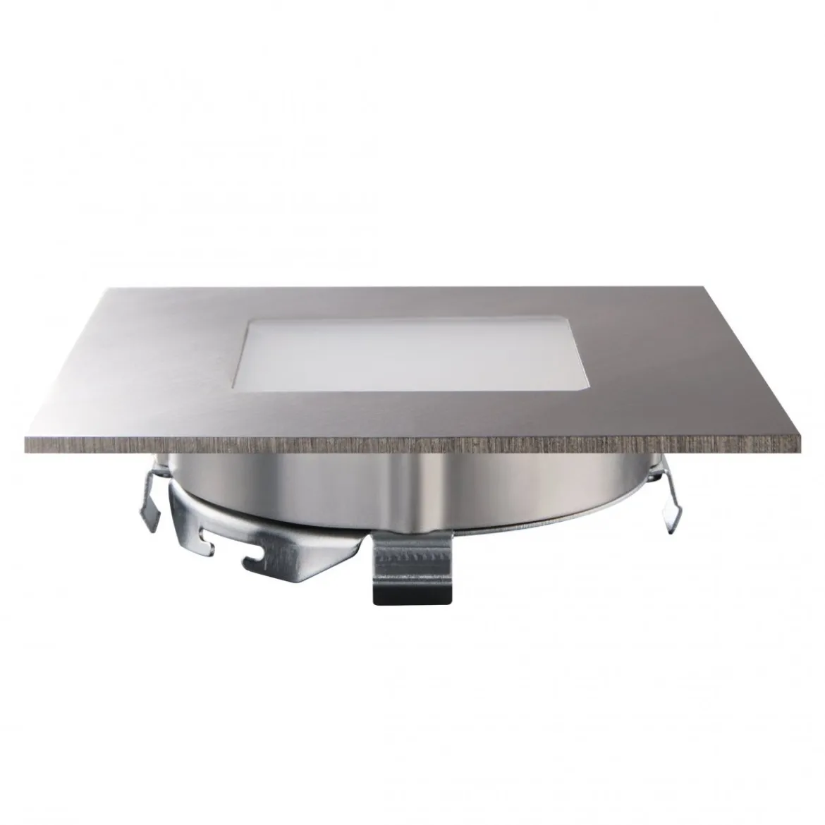 Heitronic Nr. 27693-HE LED Panel NIZZA 75x75 Eckig warmweiss edelstahl