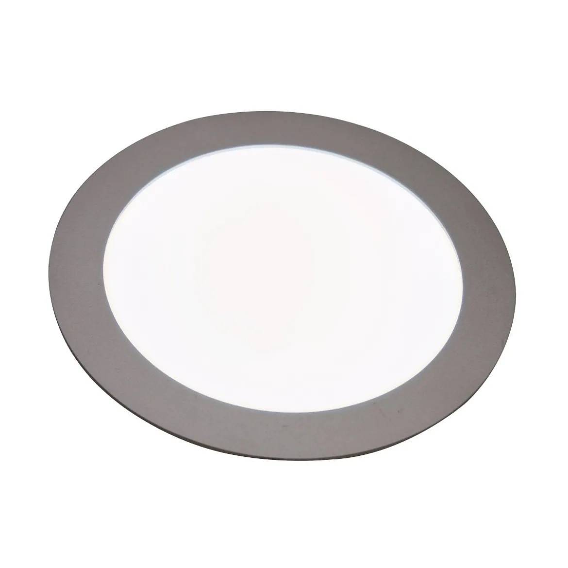 Heitronic Nr. 27639-HE LED Panel Toulouse 145mm Rund 6000K silber dimmbar
