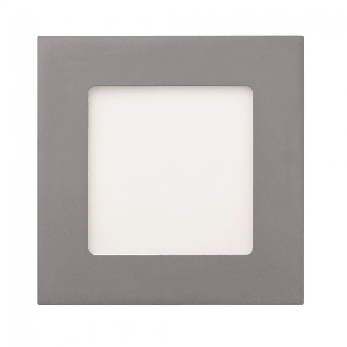 Heitronic Nr. 23301-HE LED Panel Toulouse 184mm Eckig silber 3000K IP44