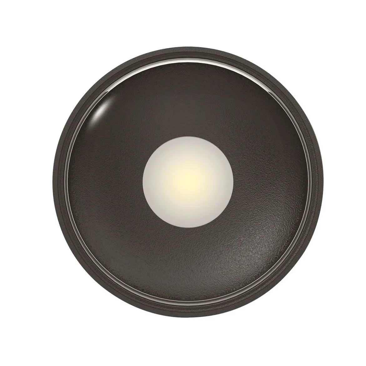 Heitronic Nr. 500635-HE LED Wand- und Deckenleuchte Griona rund schwarz 3000K IP65 11cm
