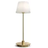 Herstal Gil il Grande Tischleuchte messing satiniertes Glas G9