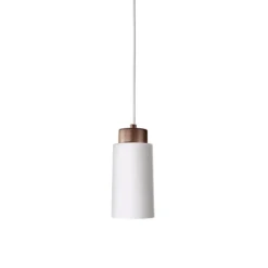 Herstal Leuchten Pendelleuchte Edge S Weiß Bronze E27