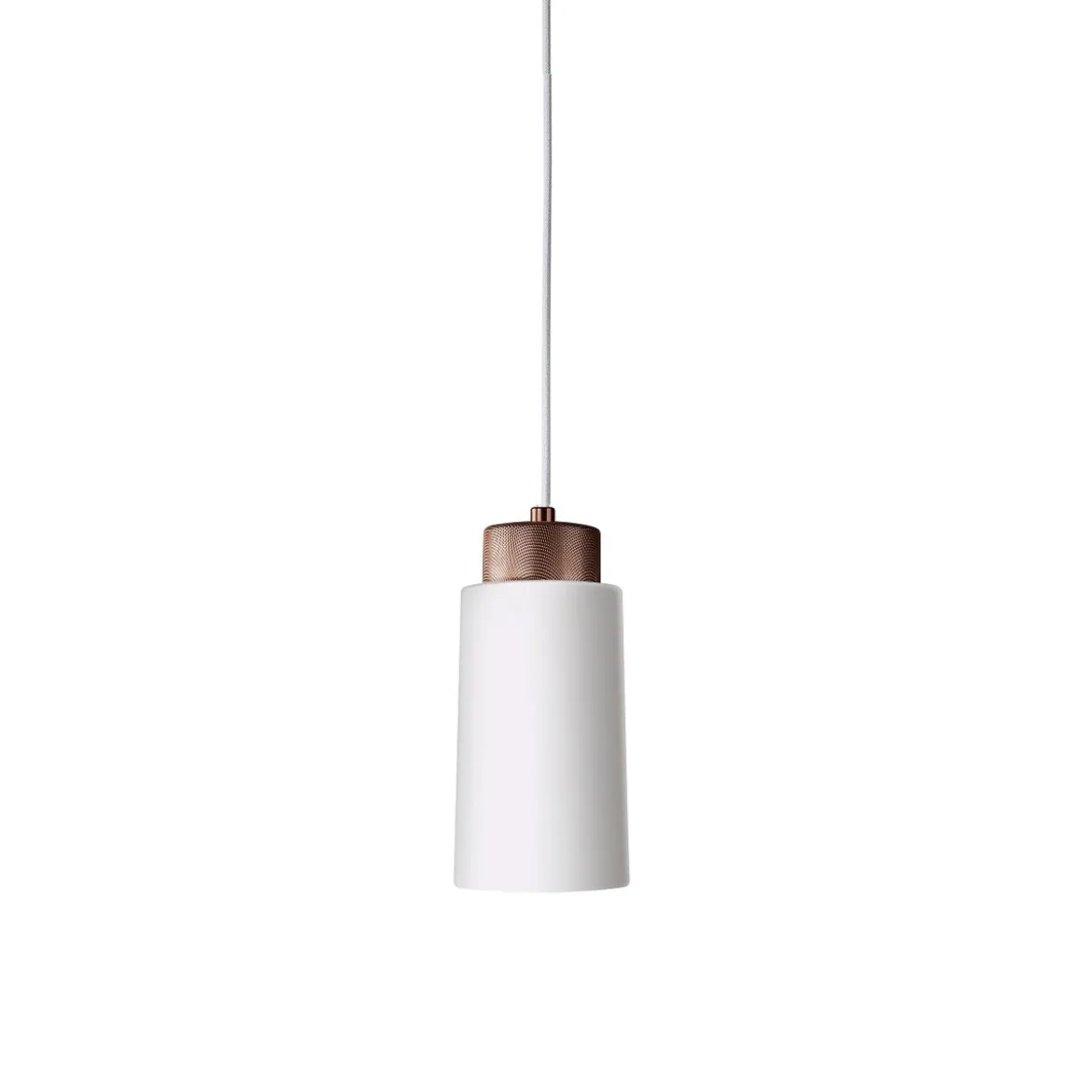 Herstal Leuchten Pendelleuchte Edge S Weiß Bronze E27