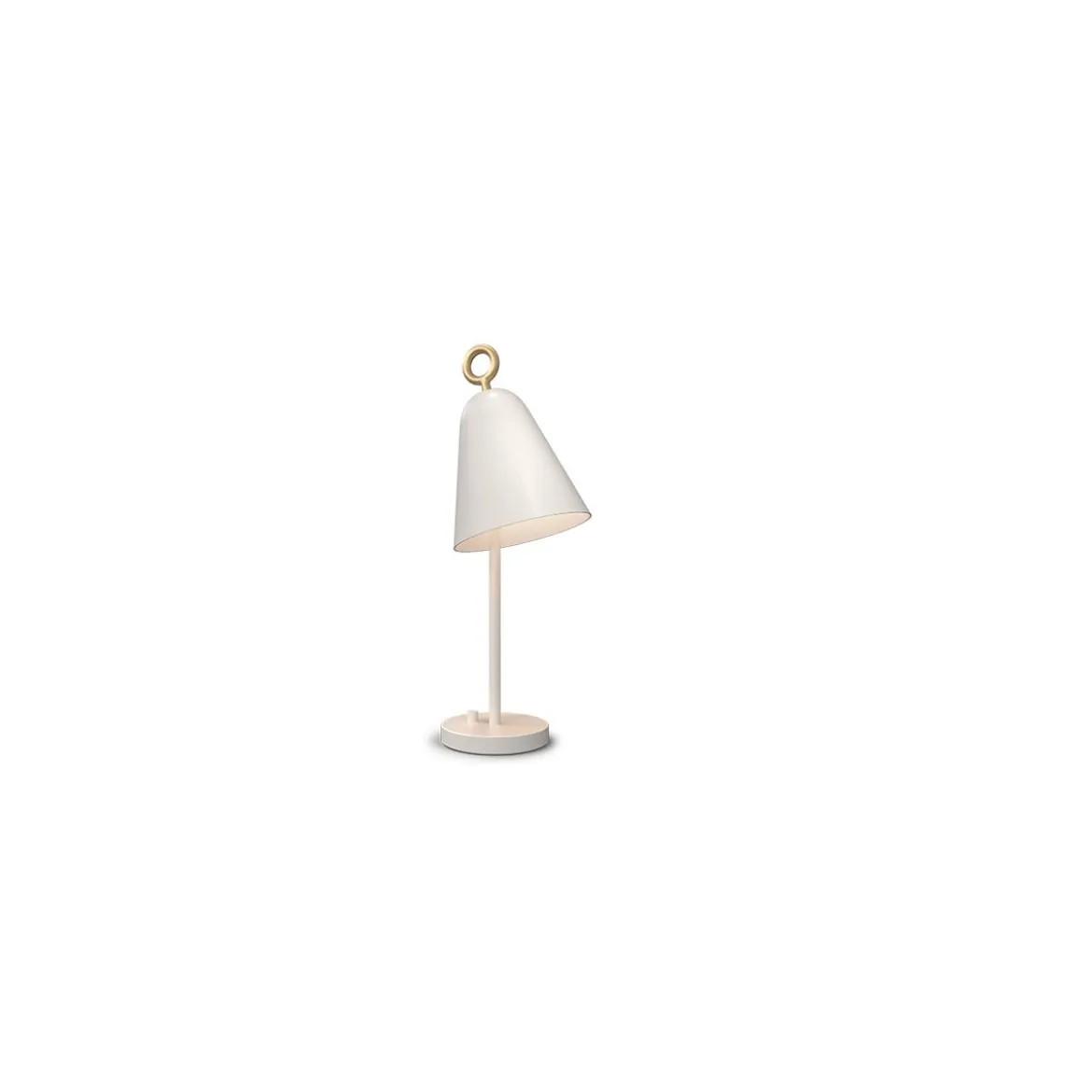 Herstal Leuchten Tischleuchte Bella Weiß 58cm E14