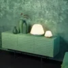 Herstal Leuchten Tischleuchte Bloom S Messing Opal E27