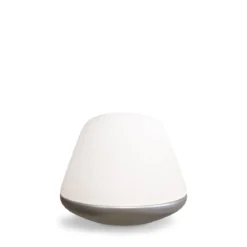 Herstal Leuchten Tischleuchte Bloom S Silber Opal E27