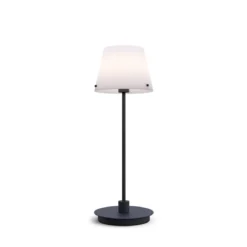 Herstal Leuchten Tischleuchte Gil il Grande Schwarz Opal G9