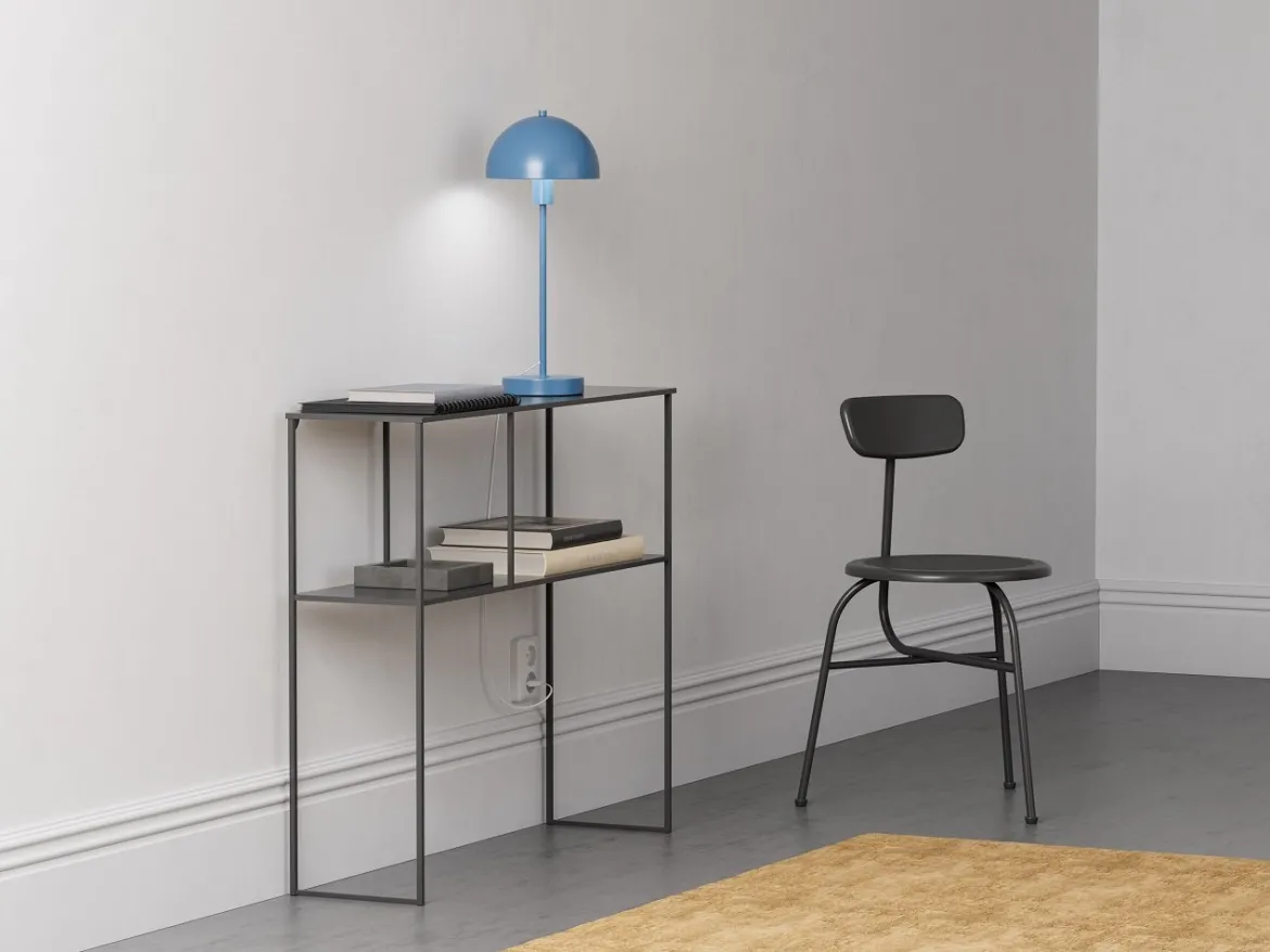 Herstal Leuchten Tischleuchte Vienda Ocean Blue E14 50cm