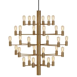 Herstal Manola Kronleuchter 30-flammig messing E14