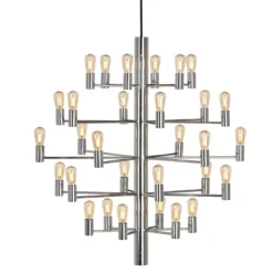 Herstal Manola Kronleuchter 30-flammig chrom E14
