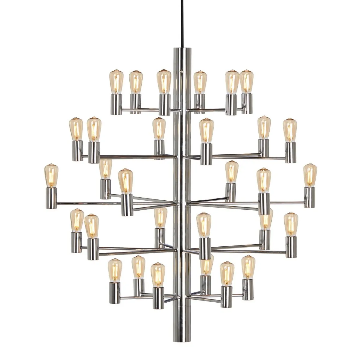 Herstal Manola Kronleuchter 30-flammig chrom E14