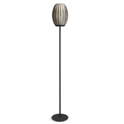 Herstal Tentacle M Stehleuchte schwarz rauchfarben E27 165cm