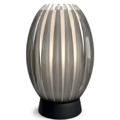 Herstal Tentacle M Tischleuchte schwarz rauchfarben E27 34cm
