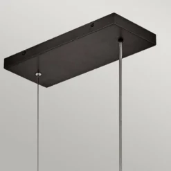 Hinkley Arco Linear LED-Pendelleuchte Schwarzoxid
