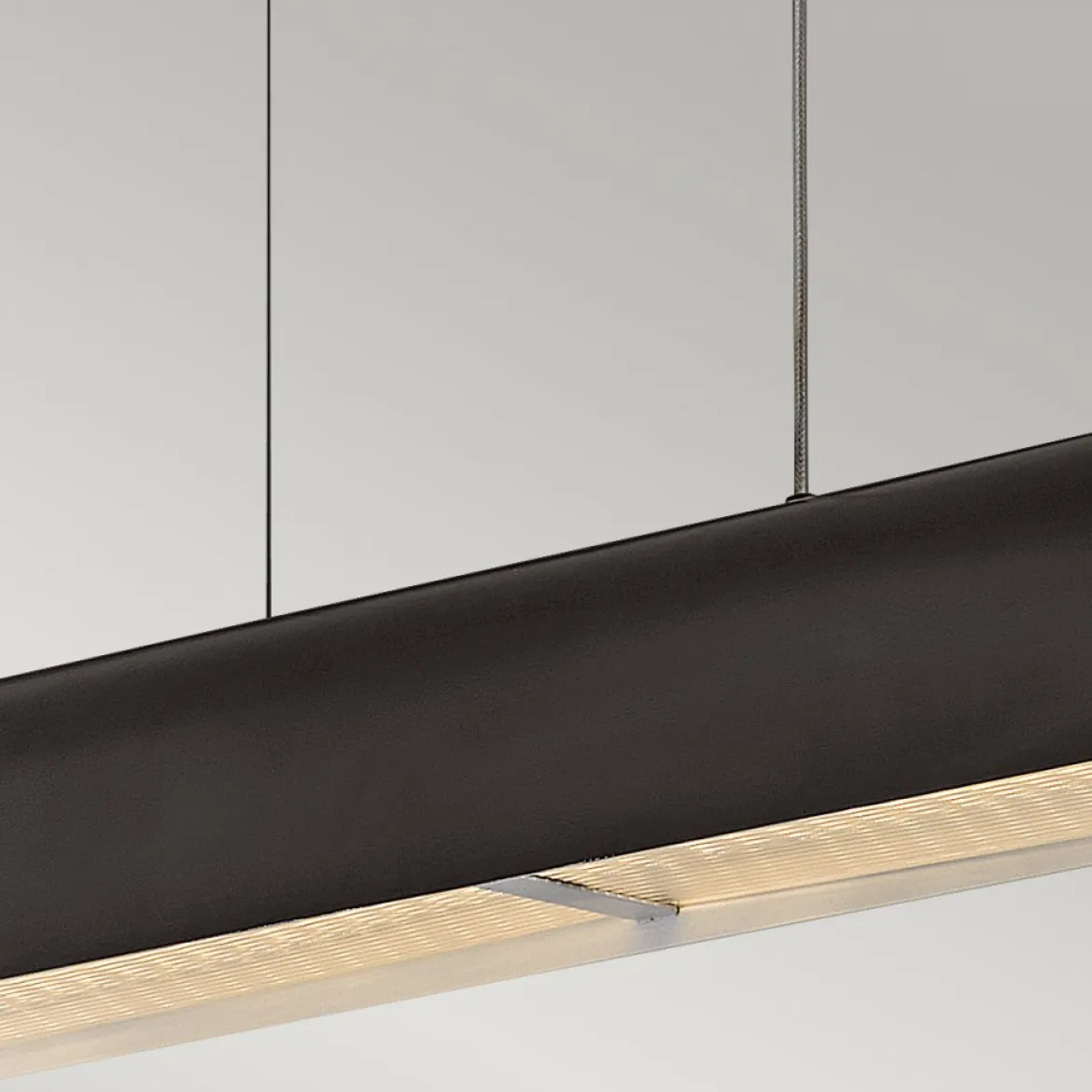 Hinkley Arco Linear LED-Pendelleuchte Schwarzoxid