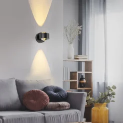 JUST LIGHT 19330-18 AKKU-CHIA AKKU-Wandleuchte schwarz 3000K