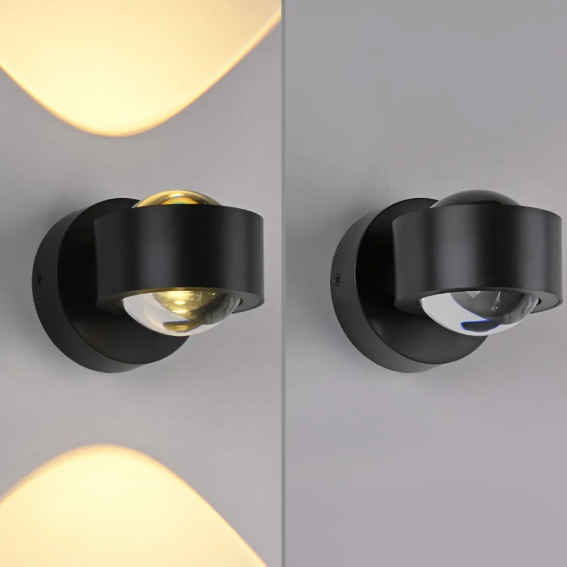 JUST LIGHT 19330-18 AKKU-CHIA AKKU-Wandleuchte schwarz 3000K