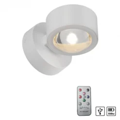 JUST LIGHT 19330-16 AKKU-CHIA AKKU-Wandleuchte weiss 3000K