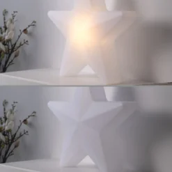 JUST LIGHT 19291-16 AKKU STAR AKKU-Leuchte weiss RGBW-Farbwechsel