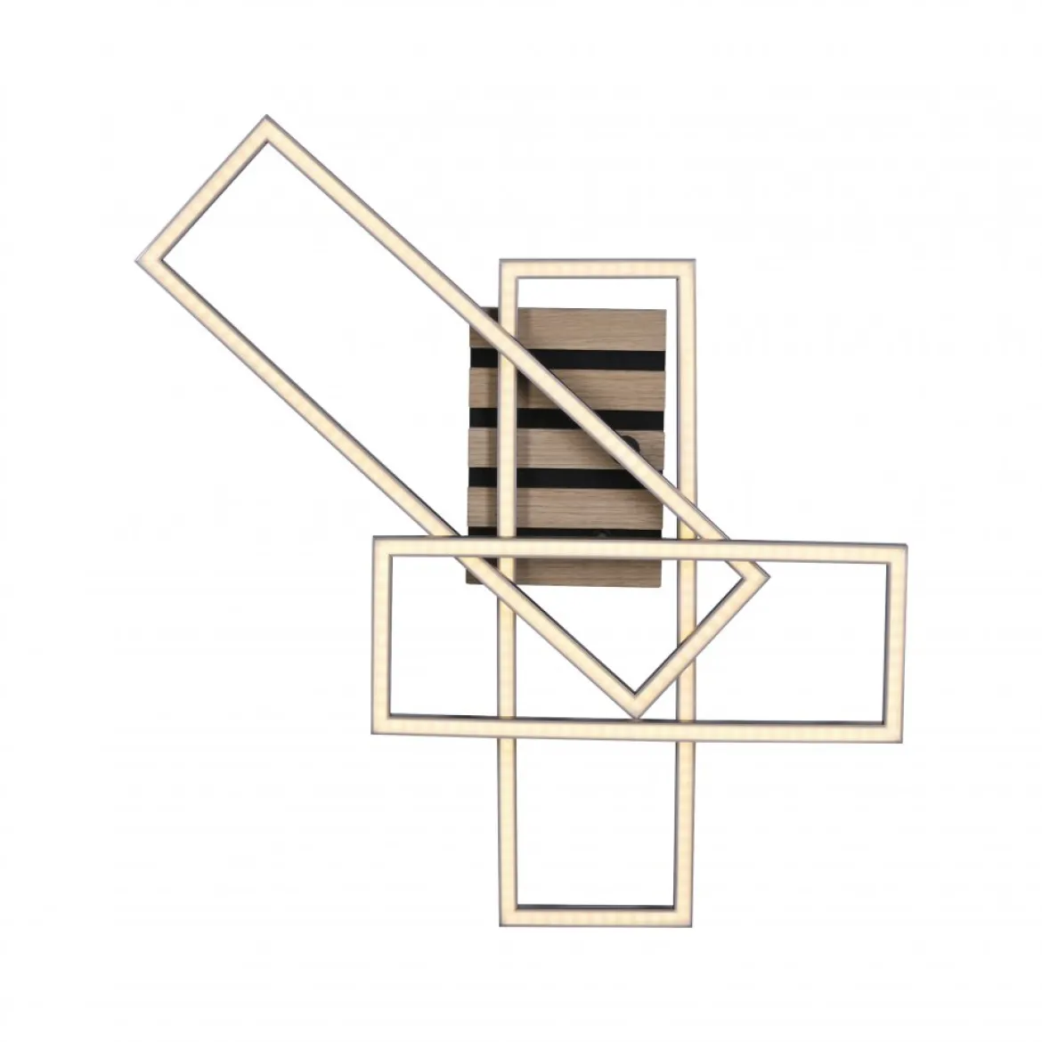 JUST LIGHT 14051-79 AKUSTIKA Deckenleuchte Holzoptik natur 3000K