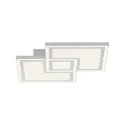 JUST LIGHT 14880-16 BEDGING LED Deckenleuchte weiß 40x40cm
