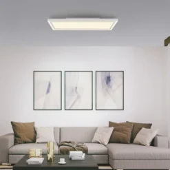 JUST LIGHT 14882-16 BEDGING LED Panel eckig weiß 80x35cm 3000K