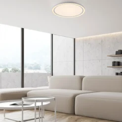 JUST LIGHT 14883-16 BEDGING LED Panel rund weiß 40cm 3000K