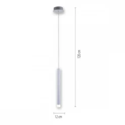 JUST LIGHT 15202-95 BRUNO LED Pendelleuchte 1-flammig aluminium 3000K