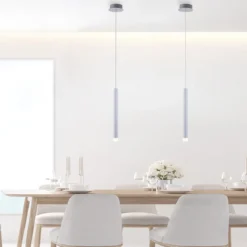 JUST LIGHT 15202-95 BRUNO LED Pendelleuchte 1-flammig aluminium 3000K
