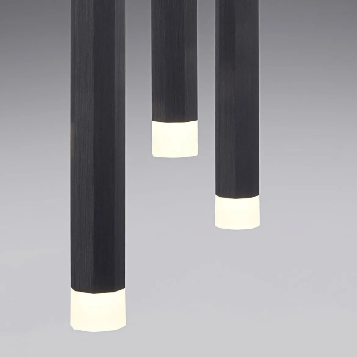 JUST LIGHT 15203-18 BRUNO LED Pendelleuchte 3-flammig schwarz 3000K