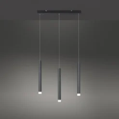 JUST LIGHT 15203-18 BRUNO LED Pendelleuchte 3-flammig schwarz 3000K
