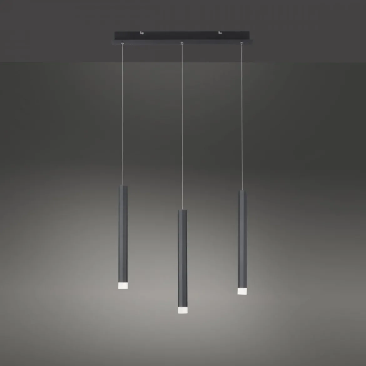 JUST LIGHT 15203-18 BRUNO LED Pendelleuchte 3-flammig schwarz 3000K