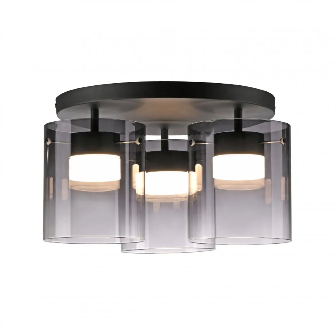 JUST LIGHT 14041-18 ELIO Deckenleuchte 3-flammig schwarz 3000K